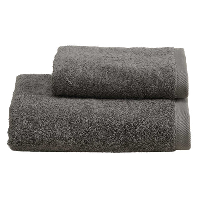 POPUP - Set Asciugamani Soft CAREZZA Bagno Moreali Tessile Casa 60 x 110 / 40 x 60 Antracite