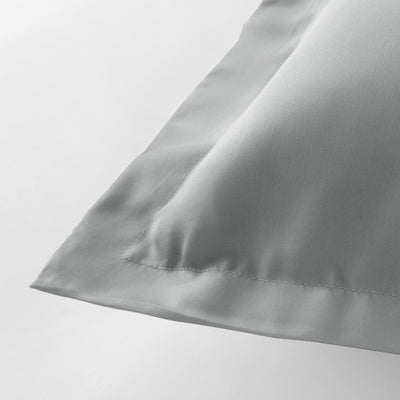 Coppia di Federe Effetto SETA Tencel Letto Moreali Tessile Casa 50 x 80 cm Nube