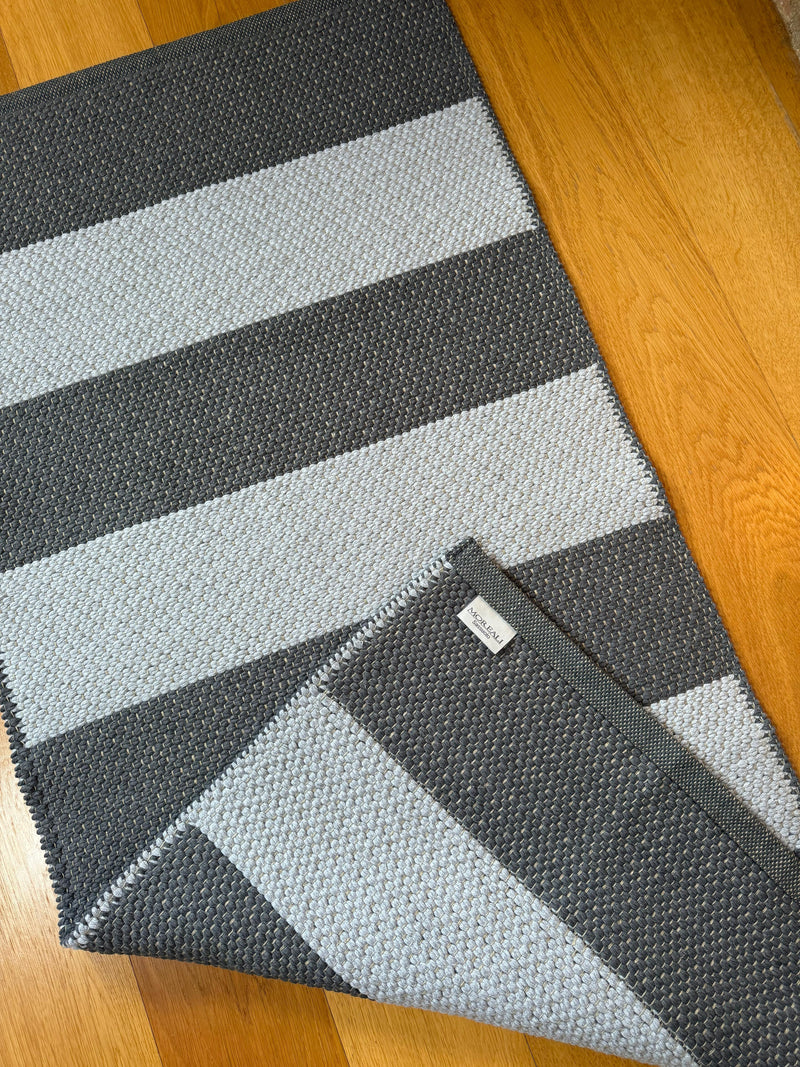 Tappeto Artigianale Lino/Cotone STRIPES - FINE SERIE Soggiorno Moreali Tessile Casa