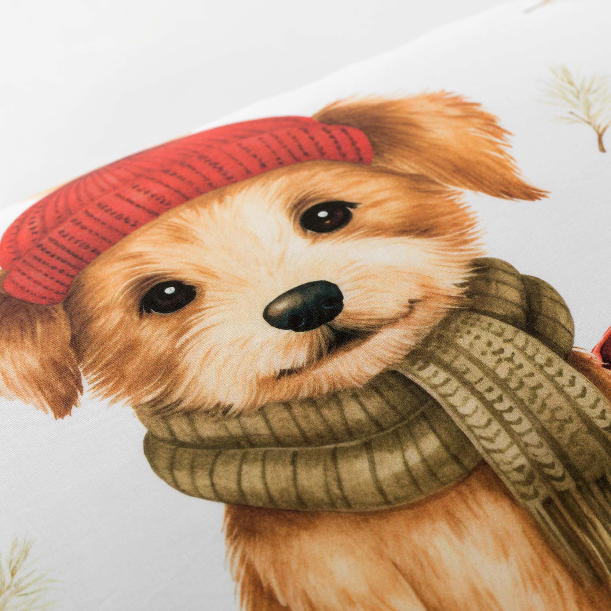 Coppia di Federe Madapolam Natalizie