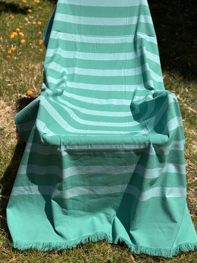 Telo Mare Spugna e Cotone Righe Color Bagno Moreali Tessile Casa