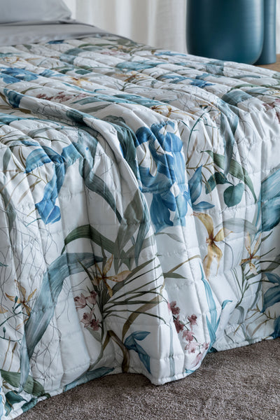 Trapuntino in Raso 300TC Stampa Digitale PREZIOSA Letto Reevèr