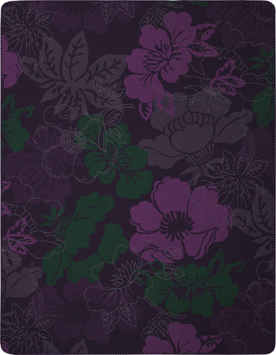 Plaid Caldo Cotone Flower Field Blackberry Soggiorno Borbo