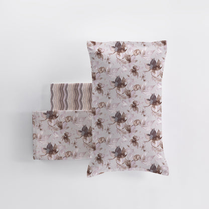 Parure Copripiumino Caldo Cotone 2510 Letto Cogal Matrimoniale Noisette