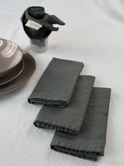 Set 4 Tovaglioli No-Stiro Cotone STONE Cucina Moreali Tessile Casa