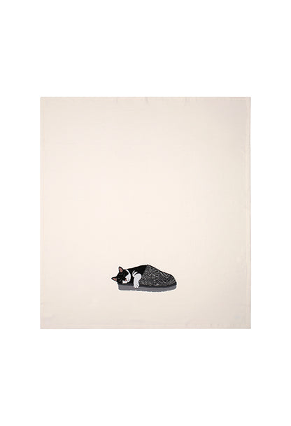 Plaid Pile Battuto Ricamato 'Riposo' Soggiorno Maryplaid 160 x 180 Crema