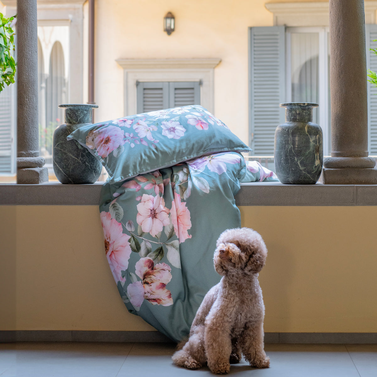 Parure Copripiumino Raso 300TC CHARLOTTE Letto Galizzi