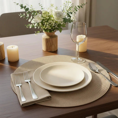 Set 4 Sottopiatti INTRECCIO Accessorio Moreali Tessile Casa