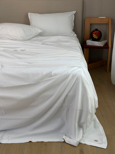 Copriletto No-Stiro ESSENZIALE Letto Moreali Tessile Casa Matrimoniale 270 x 270 Bianco