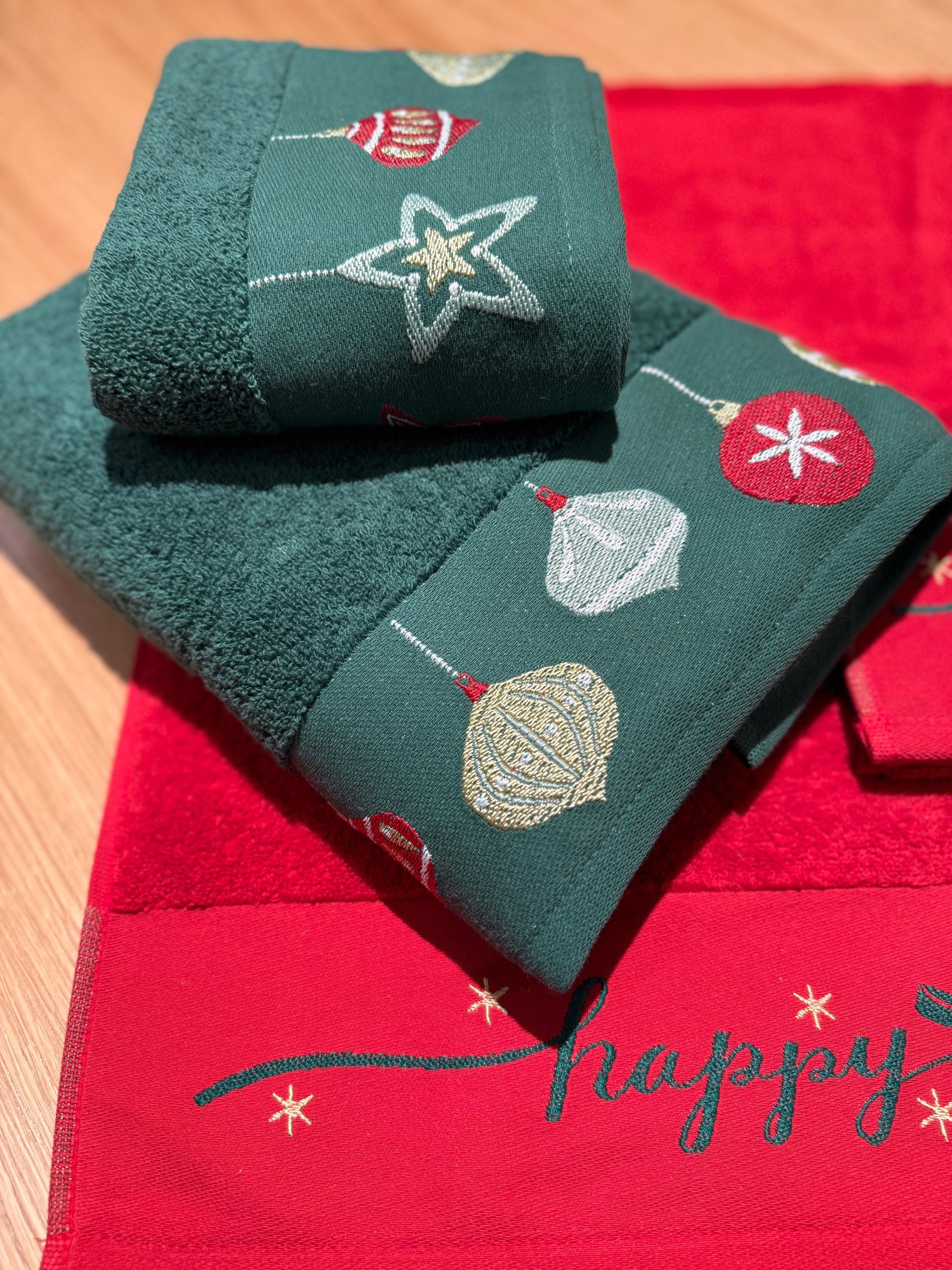 Set Asciugamani Jacquard HAPPY HOLIDAYS Bagno Riviera