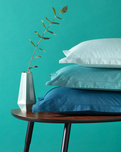 Coppia Federe Cotone MADAPOLAM Letto Riviera