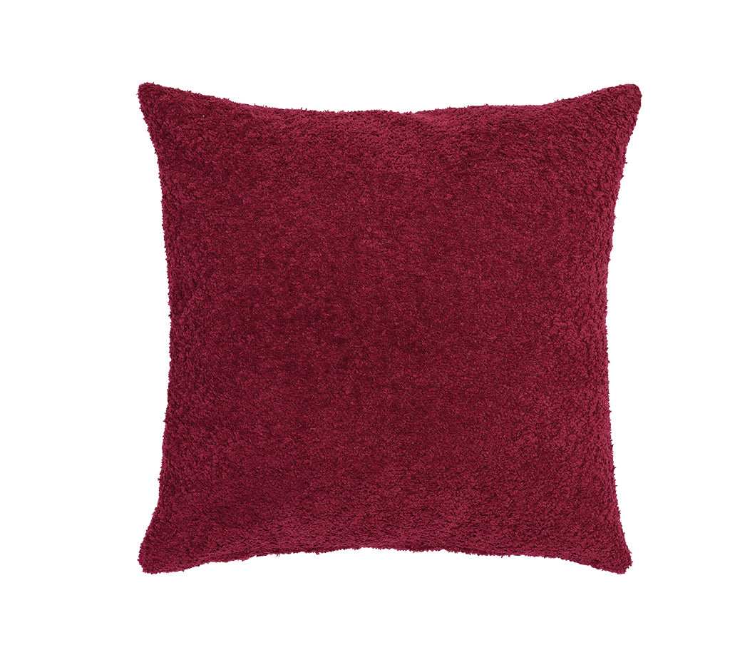 Fodera Cuscino Arredo BOUCLÈ Made in Italy Soggiorno Moreali Tessile Casa 35 x 50 Bordeaux 10