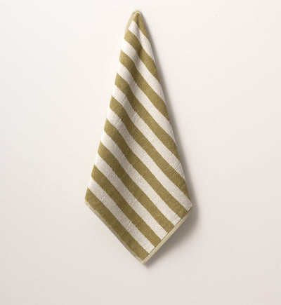 Set Canovacci Tela+Spugna RIGHE Cucina Moreali Tessile Casa