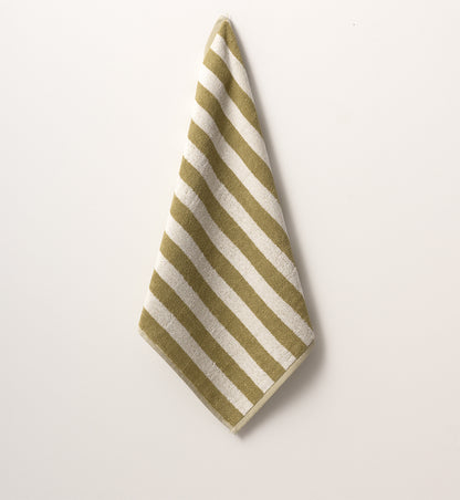 Set Canovacci Tela+Spugna RIGHE Cucina Moreali Tessile Casa