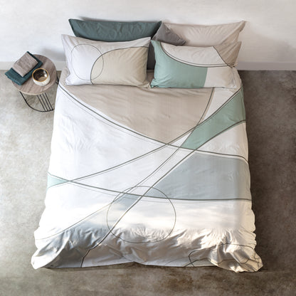 Parure Copripiumino Flower Power 2531 Letto Cogal Matrimoniale Corda