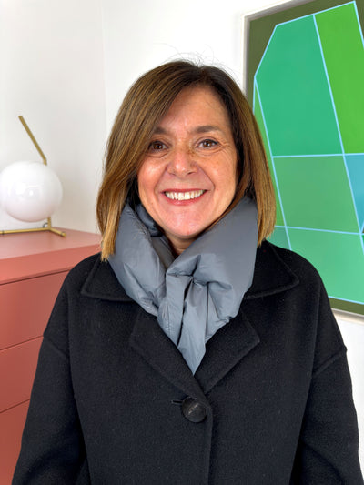 Sciarpa in Piumino d'Oca Abbigliamento Moreali Tessile Casa