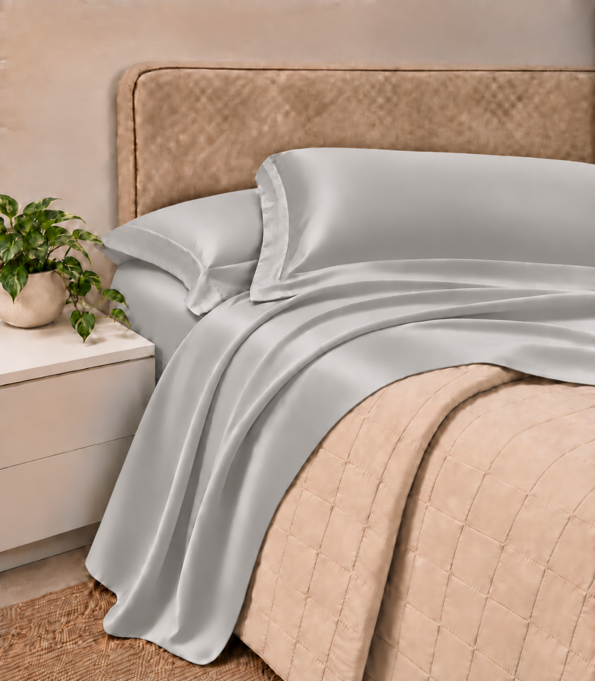 PROMO COMBO: Completo Lenzuola Raso Unito HOTELLERIE