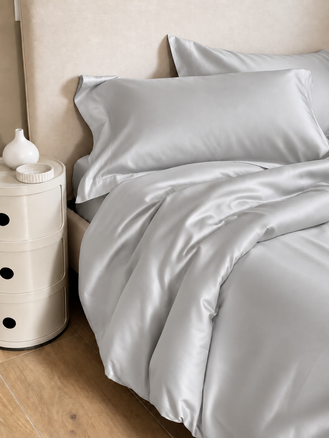 PROMO COMBO: Parure Copripiumino Raso Unito HOTELLERIE