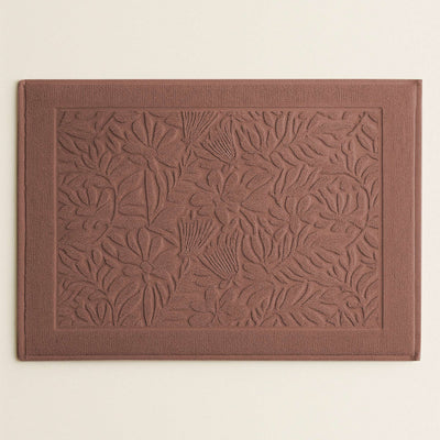 Tappeto Jacquard Tinto Capo FLOWERS Bagno Moreali Tessile Casa 60 x 90 Marrakech