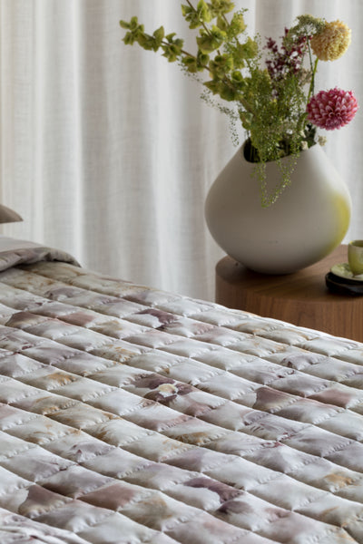 Trapuntino in Raso 300TC Stampa Digitale AMIRA Letto Reevèr