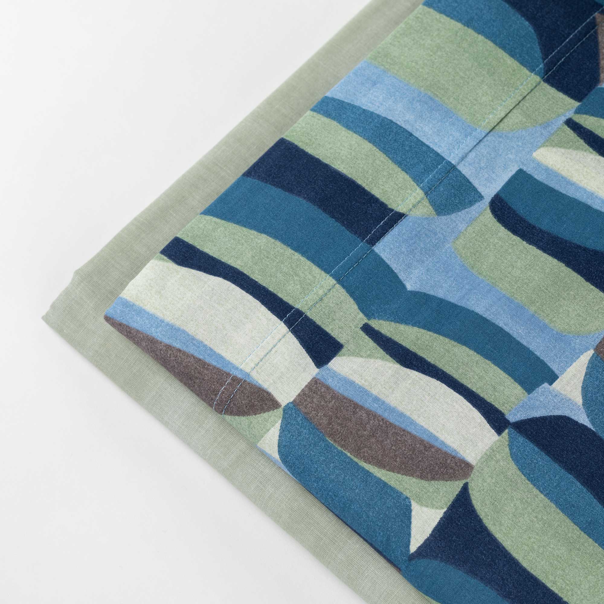 Completo Lenzuola Cotone Stampato Gin Letto Riviera