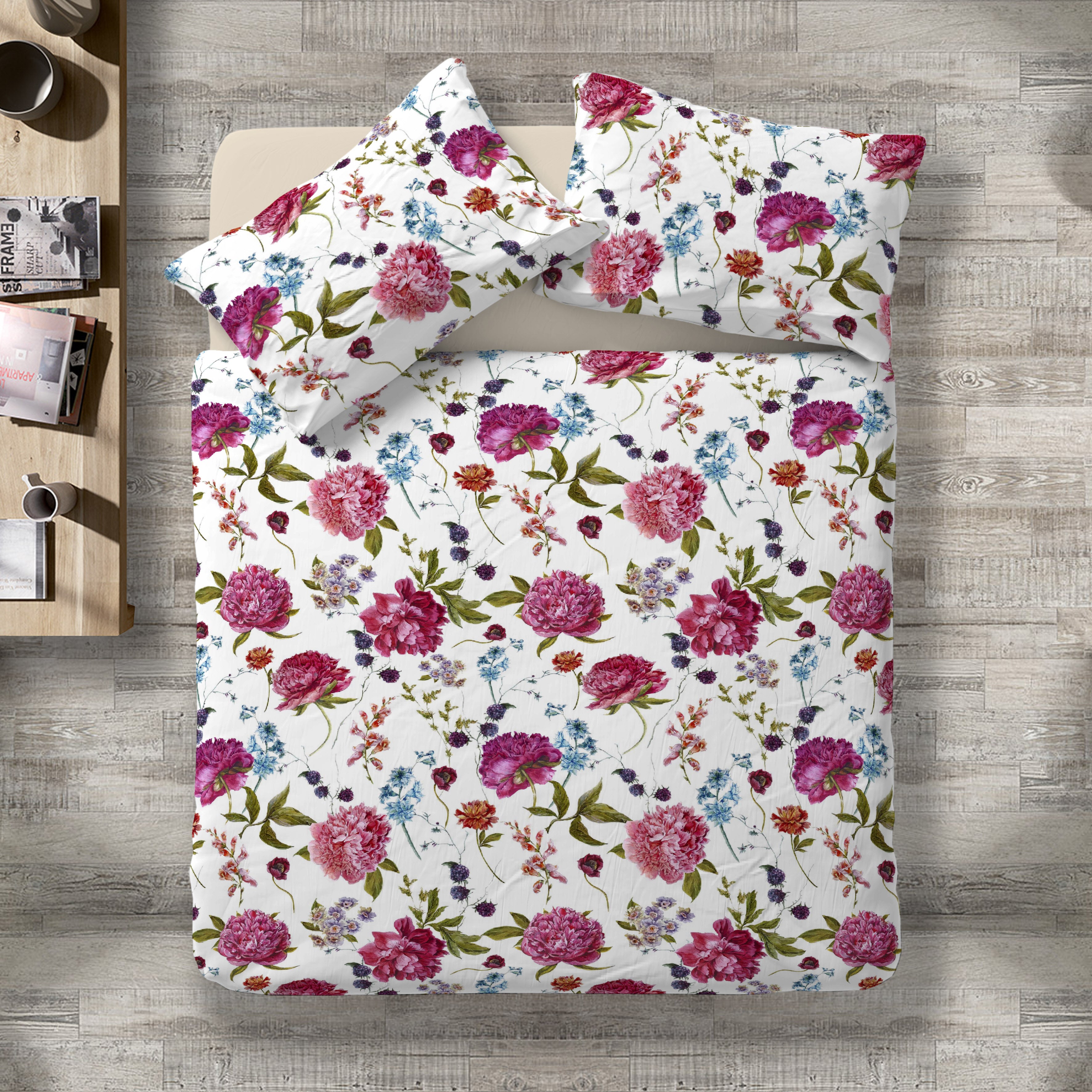 Parure Copripiumino Silver Age 2063 Letto Cogal Matrimoniale Multicolor