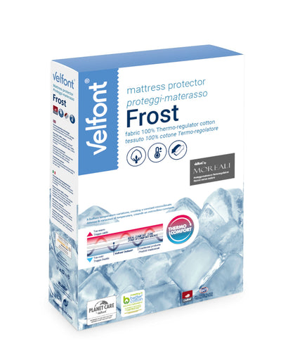 Coprimaterasso Termoregolatore Outlast® Materasso Velfont x Moreali Singolo 90 x 190/200 Bianco