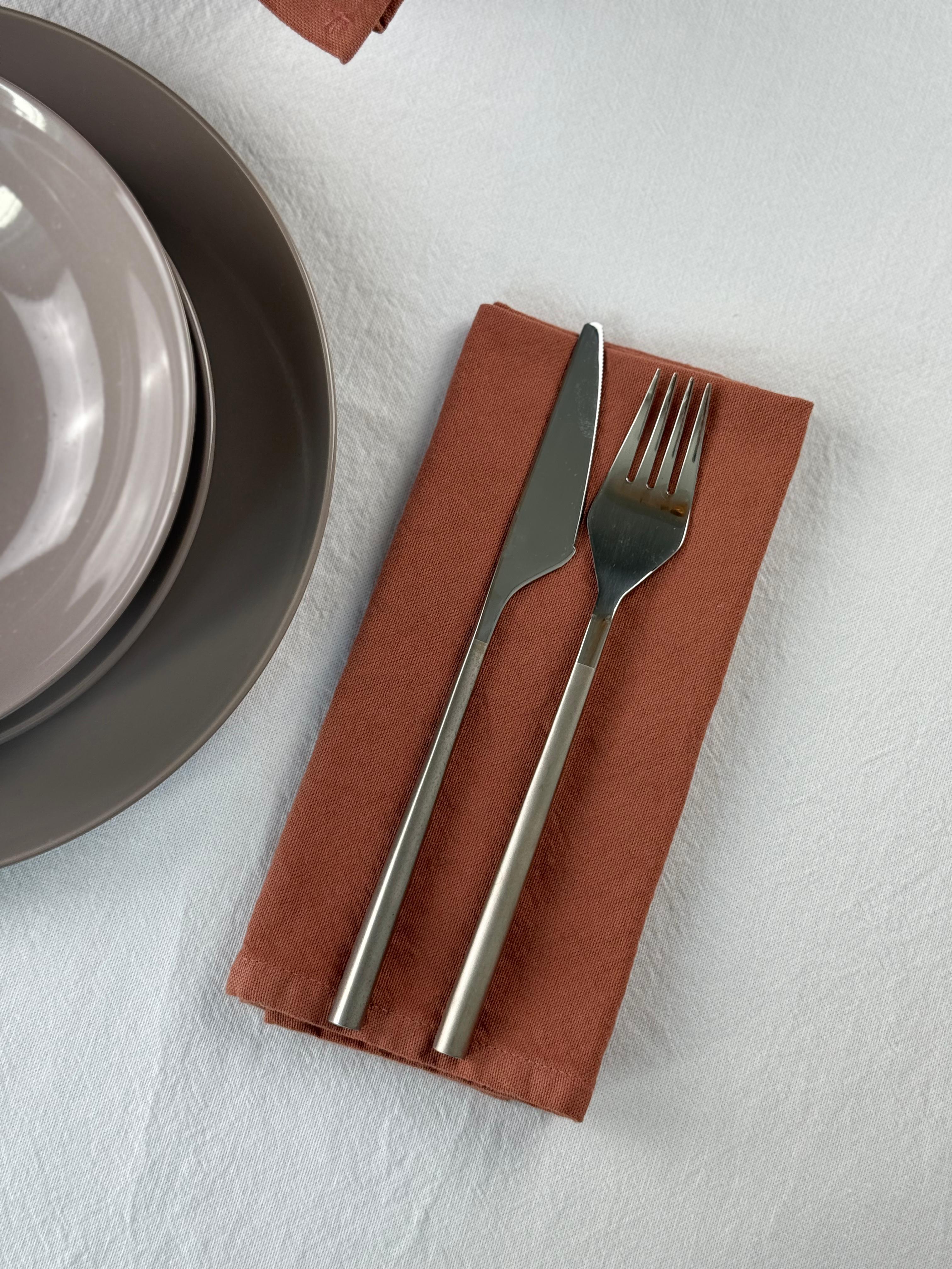 Set 4 Tovaglioli No-Stiro Cotone STONE Cucina Moreali Tessile Casa