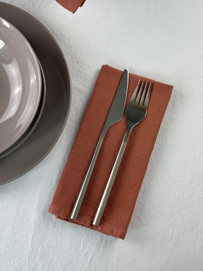 Set 4 Tovaglioli No-Stiro Cotone STONE Cucina Moreali Tessile Casa