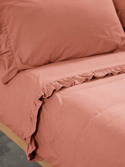 Parure Copripiumino No-Stiro FRAPPA Letto Moreali Tessile Casa Matrimoniale Fard