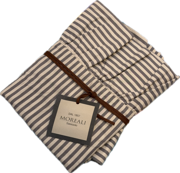 POPUP Coppia Federe Cotone No-Stiro Sovratinto FRAPPA Letto Moreali Tessile Casa 50 x 80 cm Righe Corda