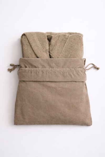 Accappatoio Spugna Leggera TRAVEL Bagno Moreali Tessile Casa S Tortora