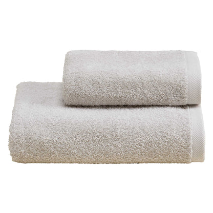 Set Asciugamani Soft CAREZZA Bagno Moreali Tessile Casa 60 x 110 / 40 x 60 Perla