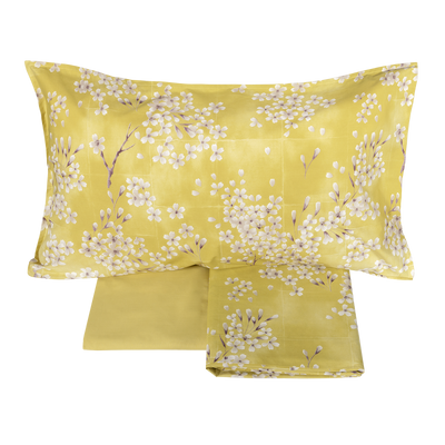 Completo Lenzuola Percalle KIMONO Letto Fazzini