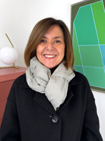 Sciarpa in Piumino d'Oca Abbigliamento Moreali Tessile Casa