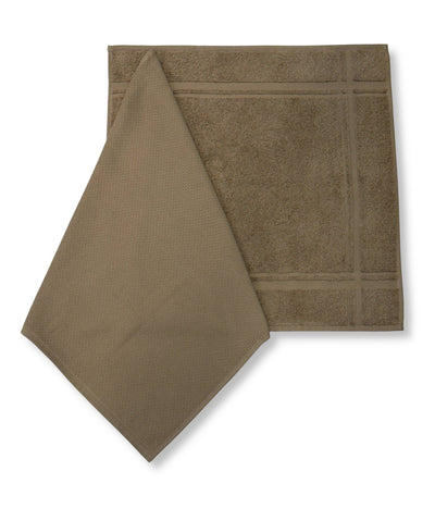 Set Canovacci Tela+Spugna APINO Cucina Moreali Tessile Casa 50 x 50 / 50 x 50 Tortora