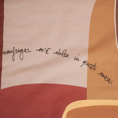 Parure Copripiumino Percalle Stampa Digitale INTRUSI D'AUTORE Letto Moreali Tessile Casa