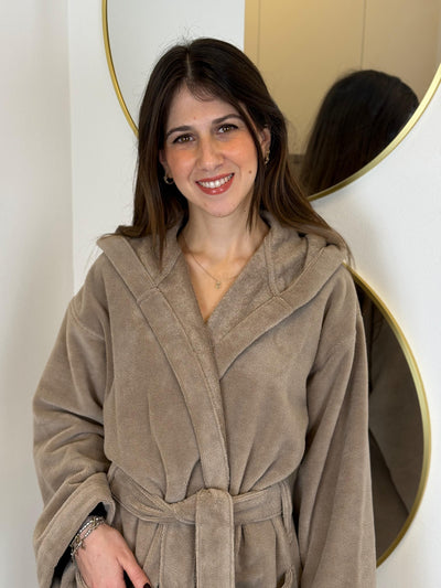 Accappatoio BAMBOO Unisex Made in Italy Bagno Moreali Tessile Casa