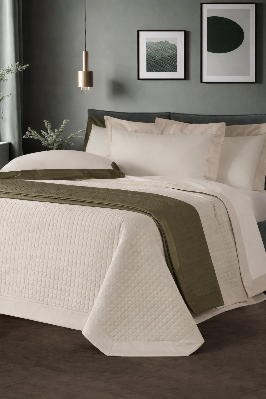 Trapuntino Raso di Cotone Luxury Letto Moreali Tessile Casa Matrimoniale 270 x 270 Seta