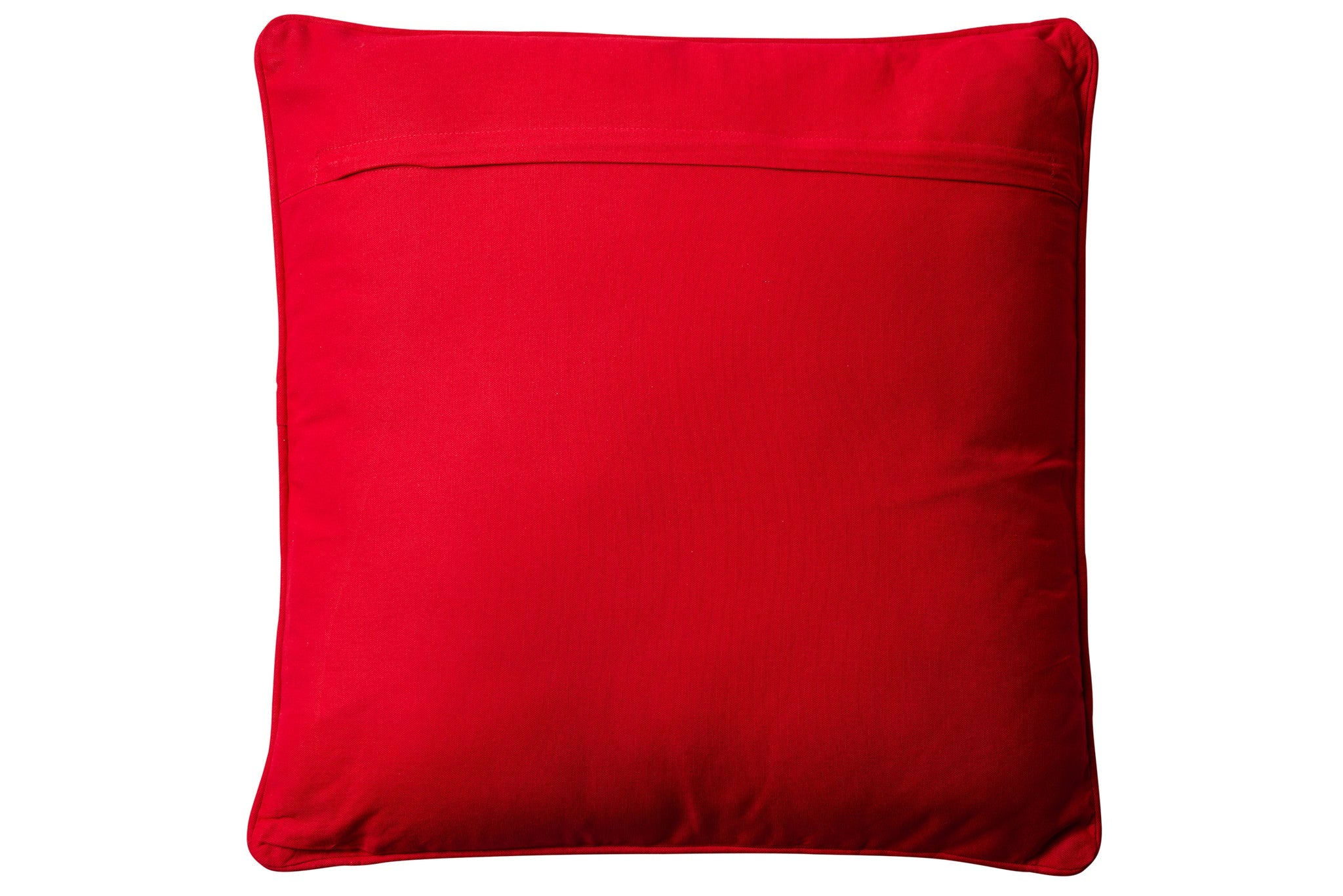 Cuscino Arredo 100% Cotone Ricamato RED GARDEN Soggiorno Moreali Tessile Casa