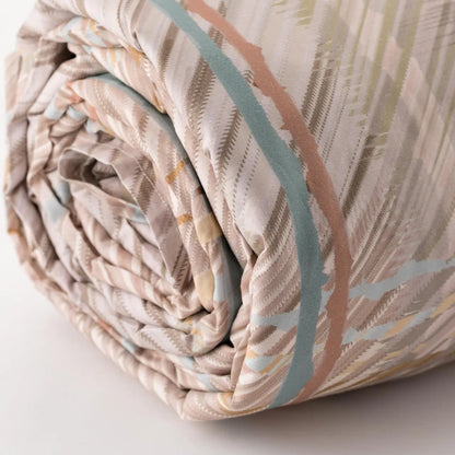 Parure Copripiumino Percalle Stampa Digitale Yuta Letto Riviera