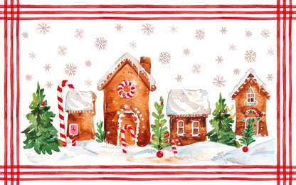 Coppia di Federe Madapolam Natalizie