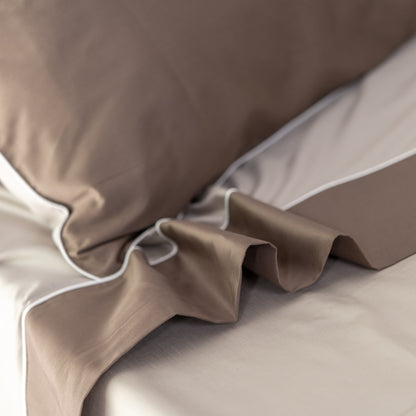 Parure Lenzuola Raso Cotone Double