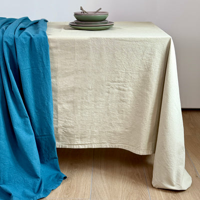 Tovaglia No-Stiro Cotone STONE Cucina Moreali Tessile Casa 150 x 180 Corda