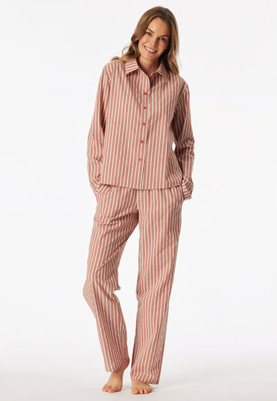 Pigiama Lungo Aperto Stripes Marrakech Abbigliamento Schiesser M Marrakech