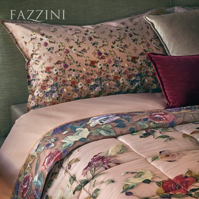 Completo Lenzuola Raso 300 Fili NETTARE Letto Fazzini