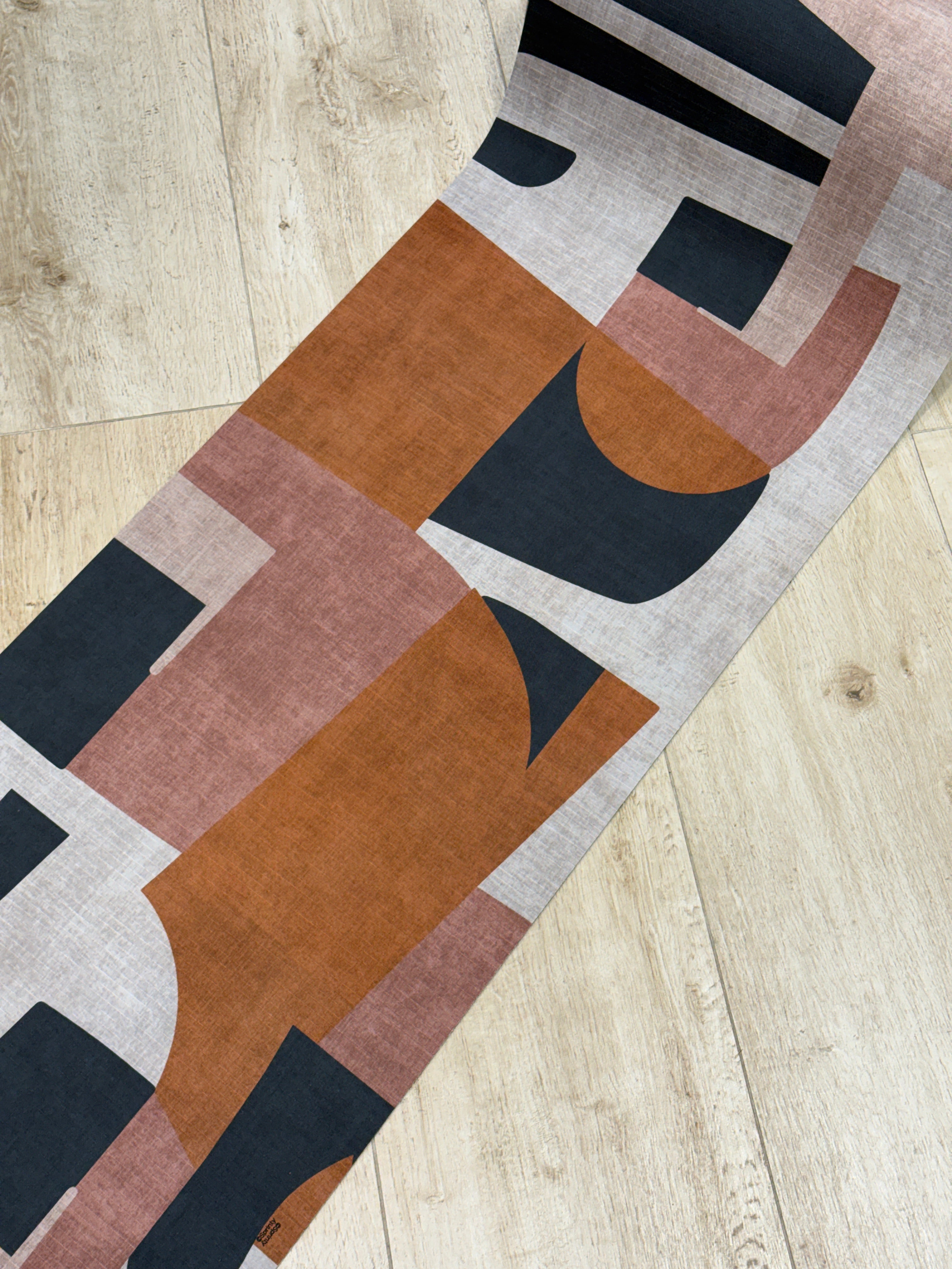 Tappeto Da Cucina al Metro Stile Bagno Moreali Tessile Casa 52 cm Multicolor