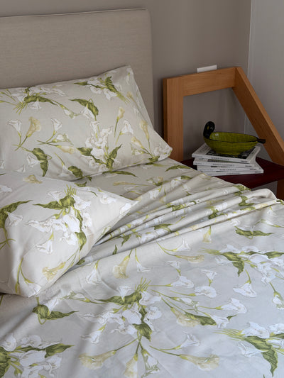 POPUP - Completo Lenzuola Cotone Stampato CALLA