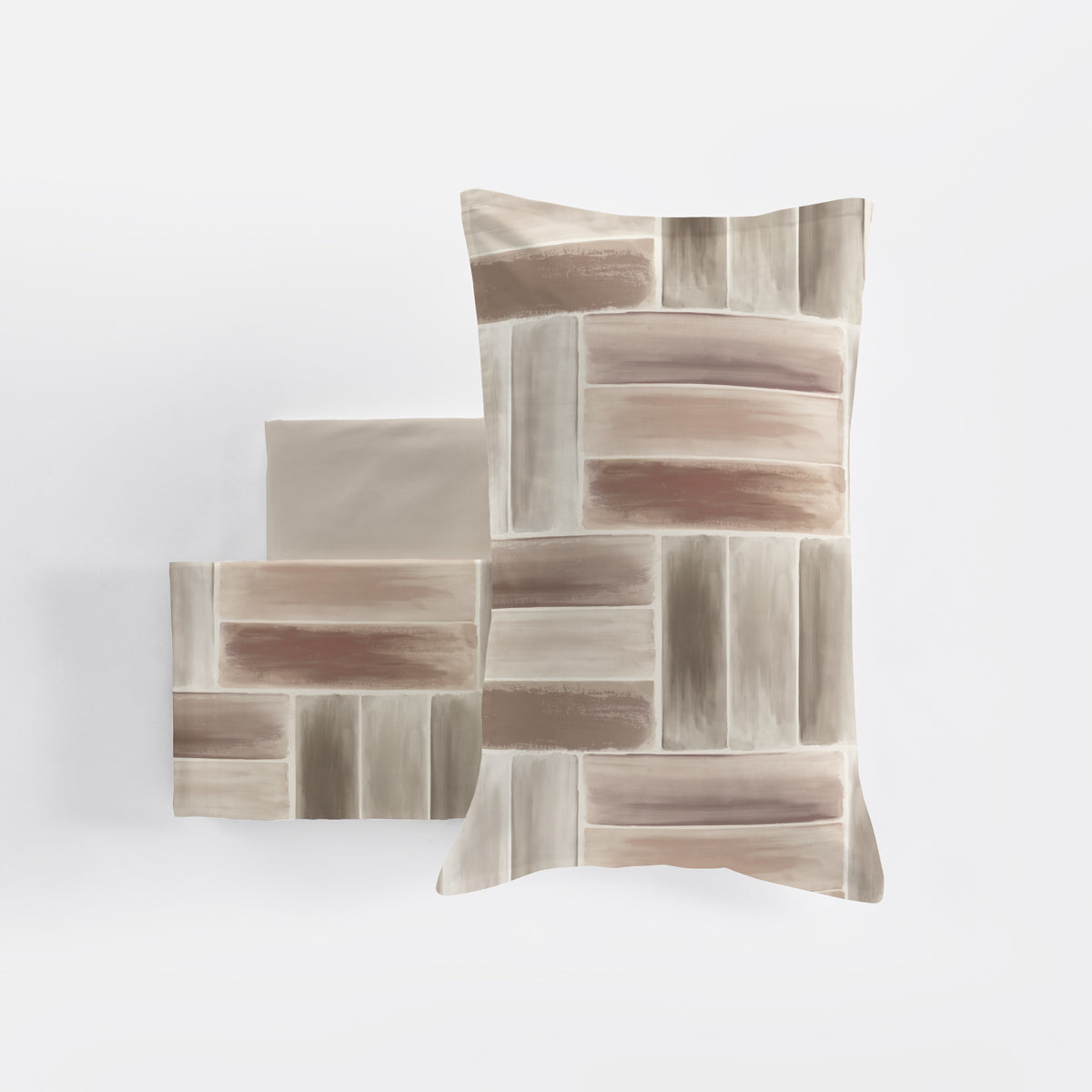 Completo Lenzuola Copriletto Raso 300TC Gabriel Letto Galizzi Matrimoniale Malto