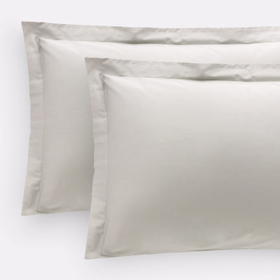 Federe Raso 300TC CHARME Letto Moreali Tessile Casa 52 x 82 cm Grigio Perla